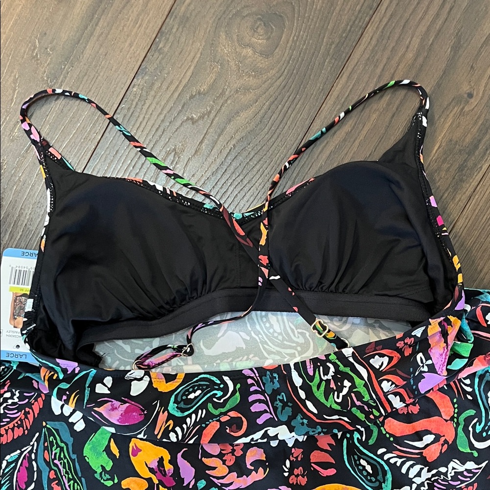 NWT Anne Cole Paisley Swim Top - Picture 9 of 10